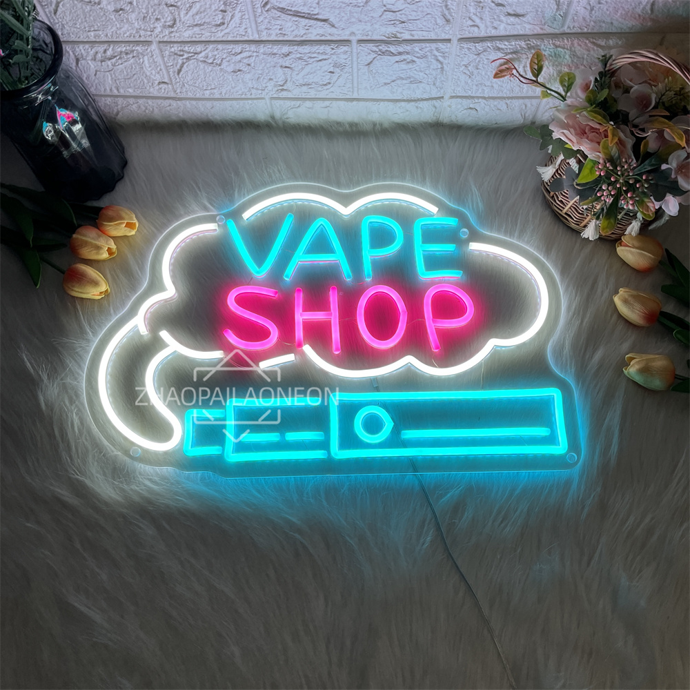 Vaping Shop - Vape shop led sinal de néon