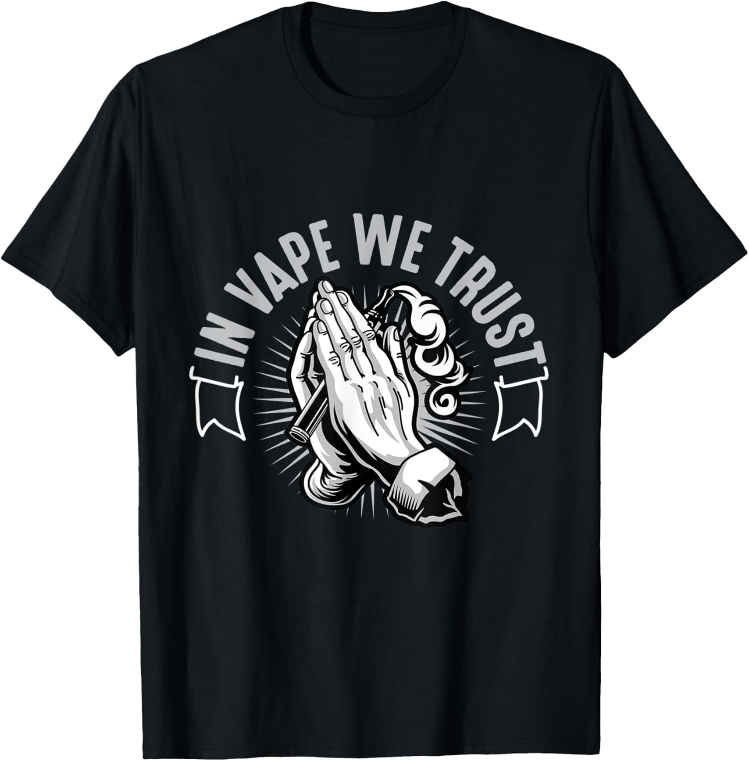 Vaping Shop - In Vape We Trust Oring Hands
