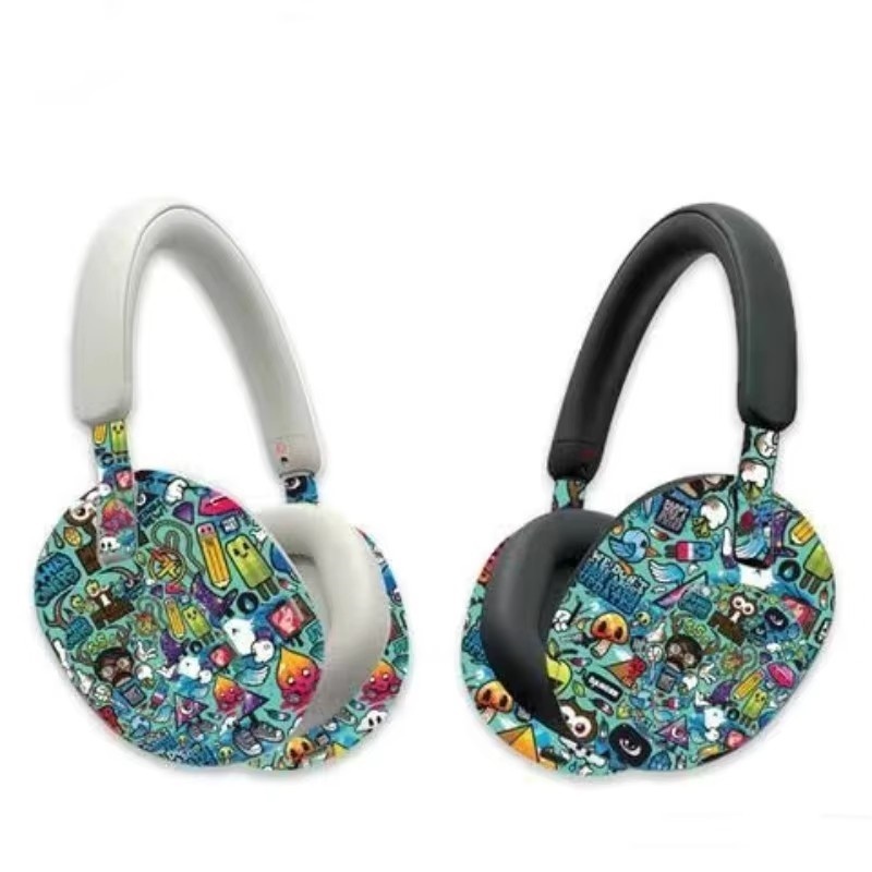 Sony Headphone Wh-1000Xm5 - Adesivo Colorido para Fones de Ouvido