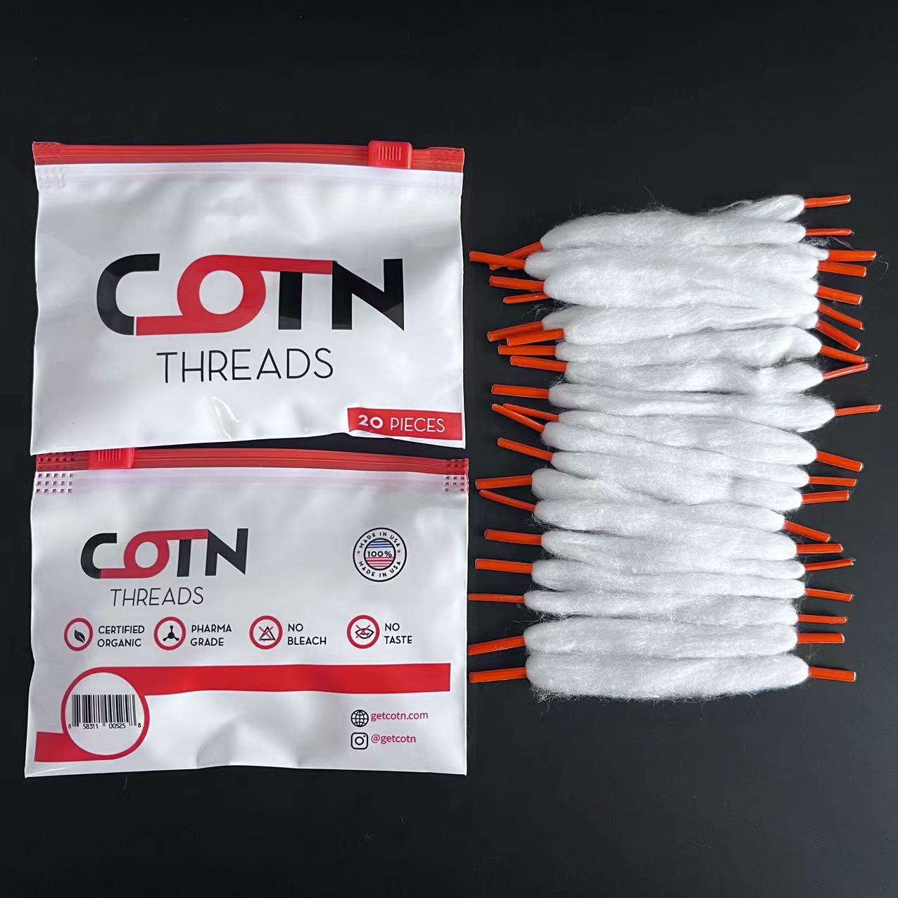 COTN-Prebuilt Organic Shoelace - Cotton Wick Organic avaliação e preço