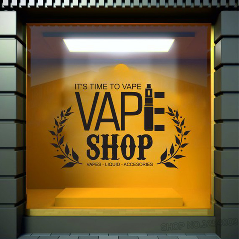 Vape loja palavras decalque da - Vaping Store avaliação e preço